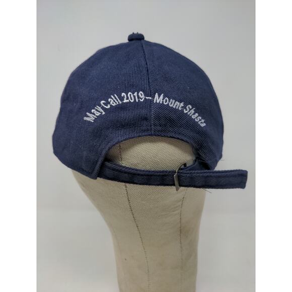 Mount Shasta Slideback Adjustable Hat Blue May Call 2019 Embroidered Logo - Picture 6 of 9
